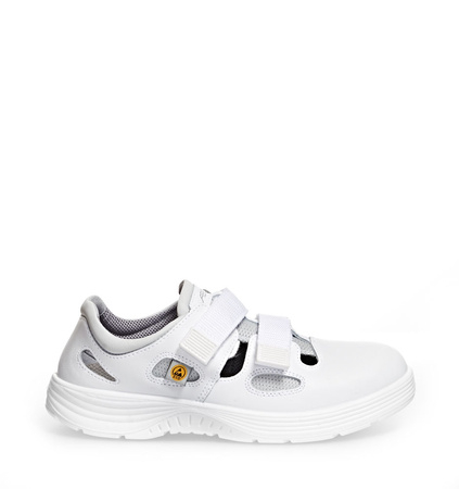 ABEBA-X-LIGHT-S1-Damen-und Herrensandalen, ESD, wei