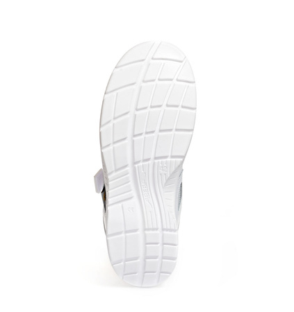 ABEBA-X-LIGHT-S1-Damen-und Herrensandalen, ESD, wei
