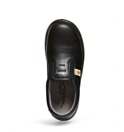 ABEBA-X-LIGHT-S2-Damen-und Herrenslipper, ESD, schwarz