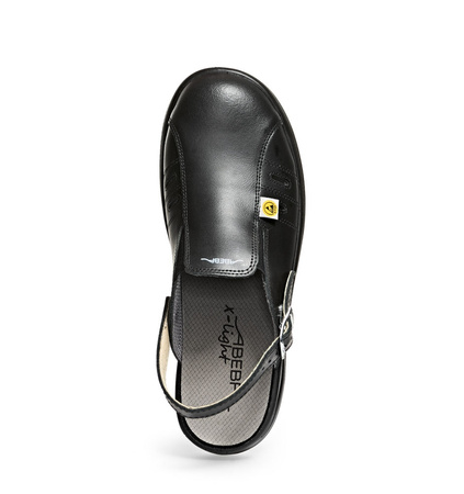 ABEBA-X-LIGHT-SB-Damen-und Herrenclogs, ESD, schwarz