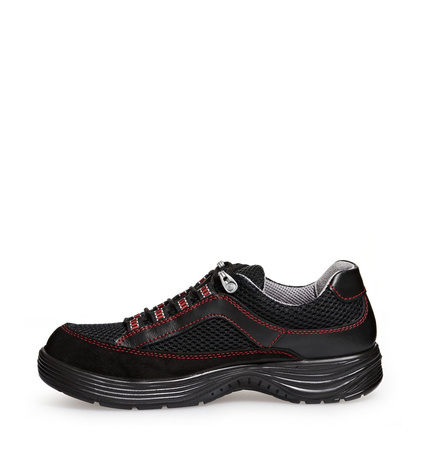ABEBA-X-LIGHT-S1-SRC-Damen-und Herrenschnrschuhe, ESD, schwarz