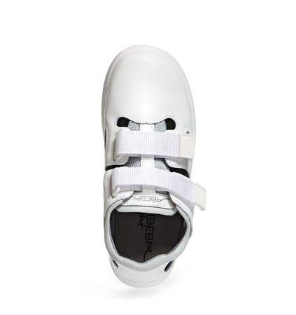 ABEBA-X-LIGHT-O1-Damen-und Herrensandalen, ESD, wei