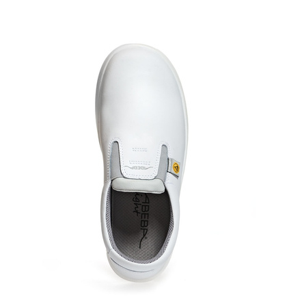 ABEBA-X-LIGHT-O2-Damen-und Herrenslipper, ESD, wei