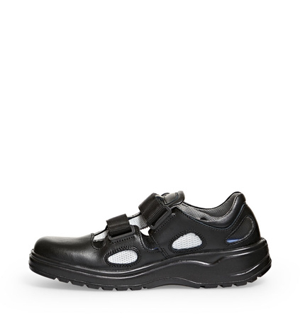 ABEBA-X-LIGHT-O1-Damen-und Herrensandalen, ESD, schwarz