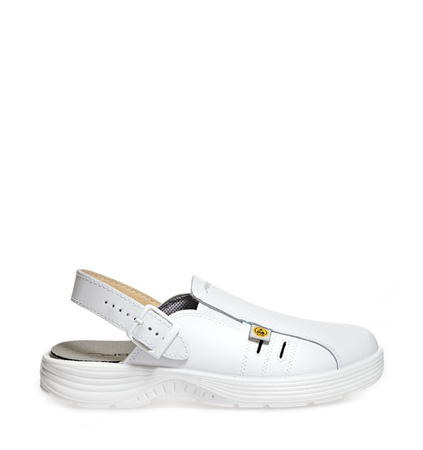 ABEBA-X-LIGHT-OB-Damen-und Herrenclogs, ESD, wei