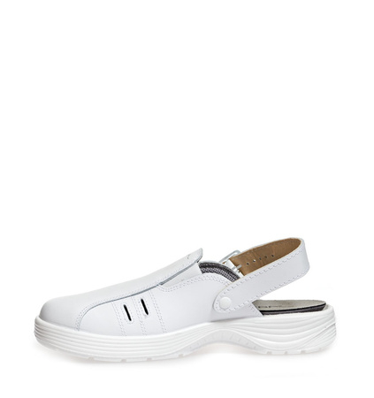 ABEBA-X-LIGHT-OB-Damen-und Herrenclogs, ESD, wei