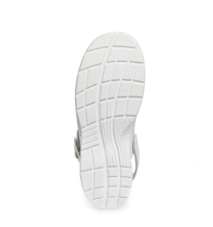 ABEBA-X-LIGHT-OB-Damen-und Herrenclogs, ESD, wei