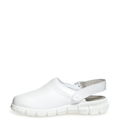 ABEBA-Dynamic-OB-Damen- u. Herrenslipper, wei