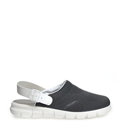 ABEBA-DYNAMIC-OB-Damen-und Herrenclog, anthrazit