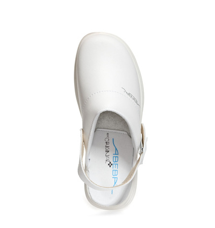 ABEBA-The Original Plus-OB-Damenclog, A-micro, wei