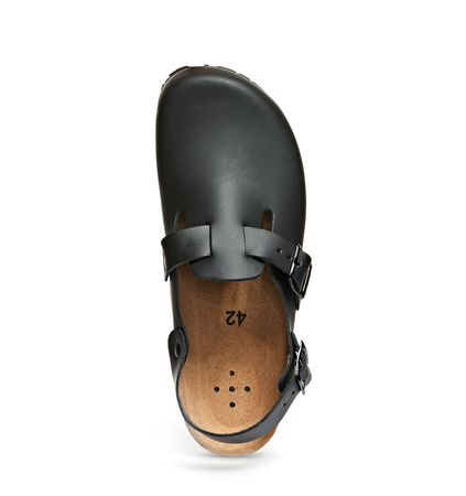 ABEBA-Nature-OB-Damen- u. Herrenclog, schwarz