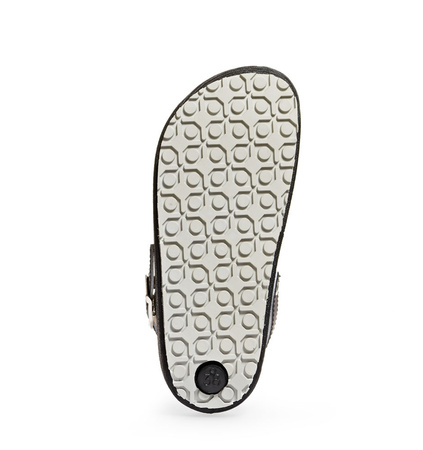 ABEBA-Rubber-OB-Damen- u. Herrenclog, schwarz
