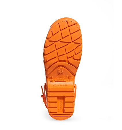 ABEBA-OB-Damen- u. Herrenclog, Autoklavierbar, orange