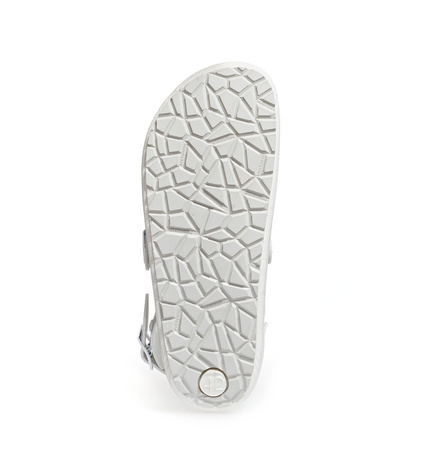 ABEBA-Rubber-OB-A-micro-Damen- und Herrenclog, wei