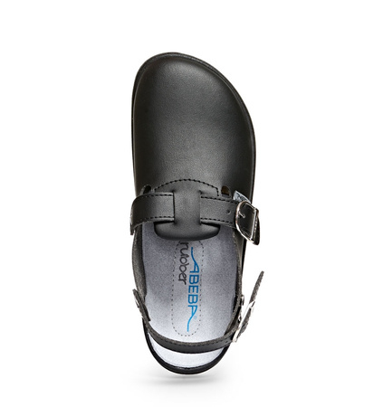 ABEBA-Rubber-OB-A-micro-Damen- und Herrenclog, schwarz
