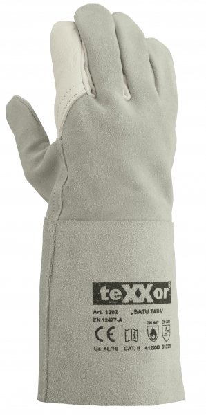 BIG-TEXXOR-Schweißer-Arbeits-Handschuhe, Batu Tara, natur