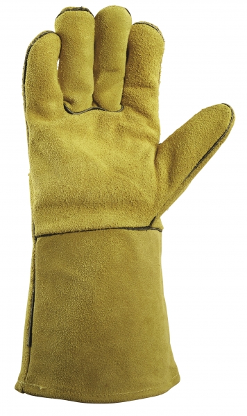 BIG-TEXXOR-Rindspaltleder-Arbeits-Handschuhe, Krakatau, gelb
