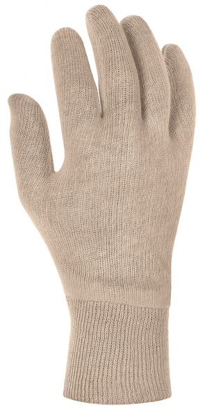 BIG-Baumwoll-Trikot--Arbeits-Handschuhe, rohweiß, Gr 10