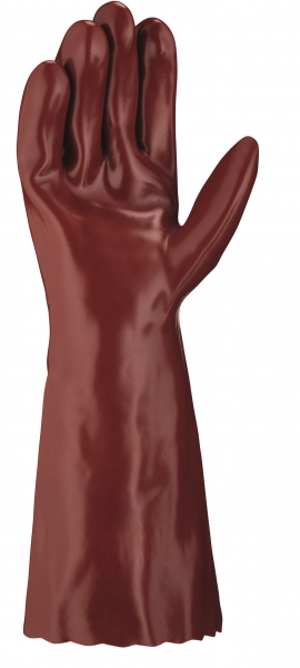 BIG-TEXXOR--Chemikalien-Schutz-Arbeits-Handschuhe, 40 cm, rotbraun