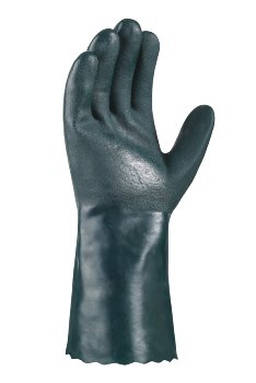 BIG-TEXXOR-Chemikalienschutz-Arbeitshandschuhe, 35 cm, gr�n