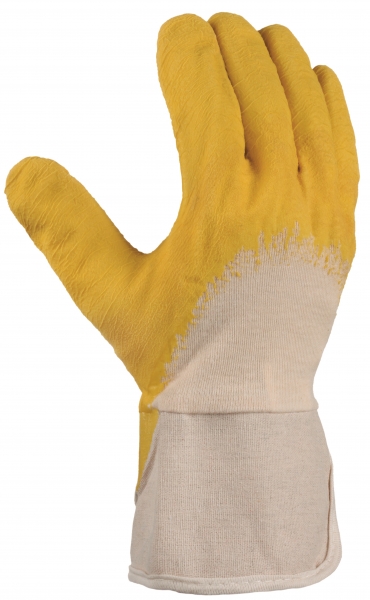 BIG-TEXXOR-Latex-Arbeits-Handschuhe, gelb