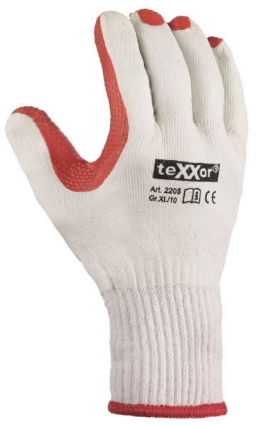 BIG-TEXXOR-Strick-Arbeits-Handschuhe, orange