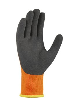 BIG-TEXXOR-topline Winterhandschuhe, LATEX, Orange/grau