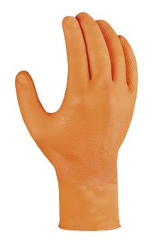 teXXor� Nitril-Einweg-Handschuhe Diamond Grip orange