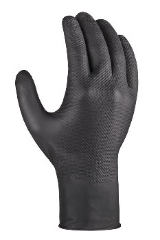 teXXor� Nitril-Einweg-Handschuhe Diamond Grip schwarz