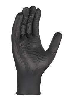teXXor� Nitril-Einweg-Handschuhe Diamond Grip schwarz