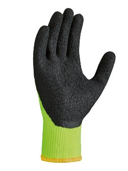 BIG-TEXXOR-Acryl-Winterhandschuhe, gelb/blau