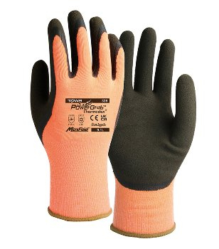 BIG-TOWA-Winterhandschuhe PowerGrab® Thermodex, orange/schwarz
