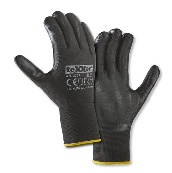 BIG-TEXXOR-Nitril-Handschuhe, schwarz