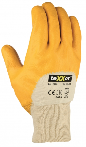 NITRYL SCHUTZHANDSCHUHE RNIT-VEX 12PAAR GR7-10 Mehrweg Handschuhe Handschutz NEU 