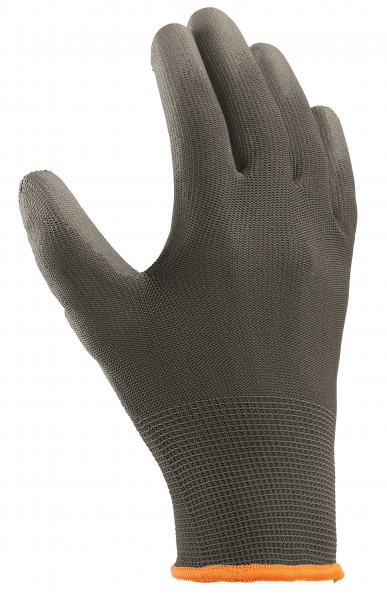 BIG-TEXXOR-Polyester-Strick-Arbeits-Handschuhe, grau