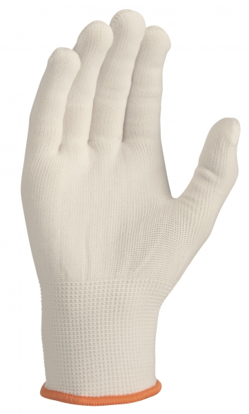BIG-TEXXOR-Nylon-Feinstrick-Arbeits-Handschuhe, weiß