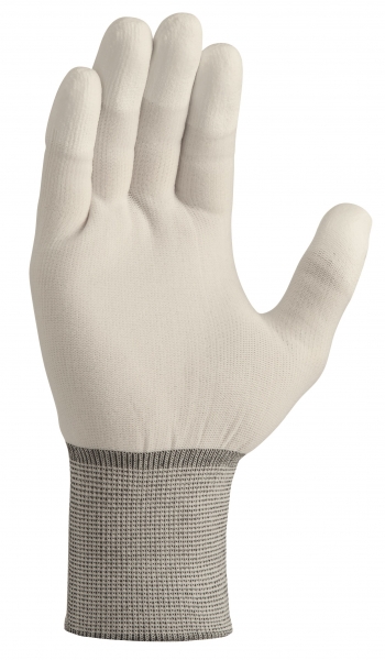 BIG-TEXXOR-Nylon-Strick-Arbeits-Handschuhe, weiß