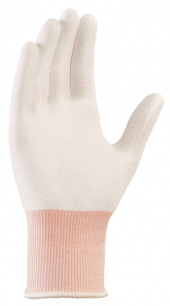 BIG-TEXXOR-Schnittschutz-Strick-Arbeits-Handschuhe, weiß