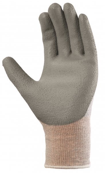 BIG-TEXXOR-Schnittschutz-Strick-Arbeits-Handschuhe, grau