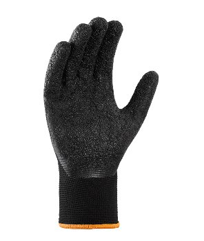 BIG-TEXXOR-Polyester-Strickhandschuhe, schwarz/schwarz