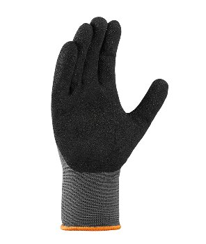 BIG-TEXXOR-Nylon-Strickhandschuhe, grau/schwarz