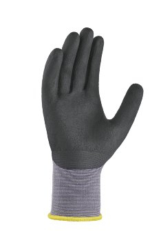 BIG-TEXXOR-Nylon-Strickhandschuhe, black touch, grau/schwarz