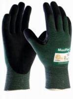 BIG-ATG-Schnittschutz-Strick-Arbeits-Handschuhe, MaxiFlex Cut, grün/schwarz