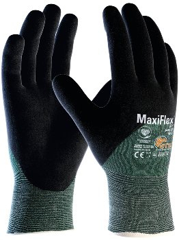 MaxiFlex� Cut� Schnittschutz-Strickhandschuhe gr�n/schwarz (34-8753)