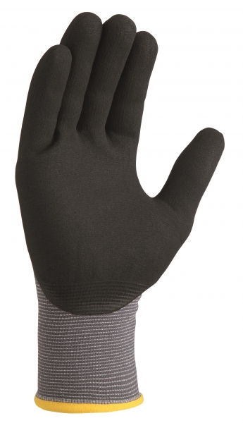BIG-ATG-Nylon-Strickhandschuhe, MaxiFlex Ultimate AD-APT, als SB-Verpackung, grau/schwarz