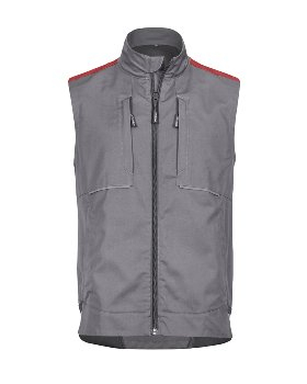 4PROTECT� Workwear Weste, grau/rot