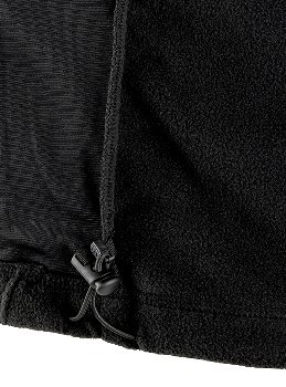BIG-4-Protect-Fleece-Jacke, Dallas, schwarz/schwarz