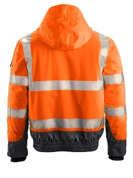 BIG- 4Protect Warn- Wetterschutz- Blouson NEWARK, Farbe: leuchtorange/ grau