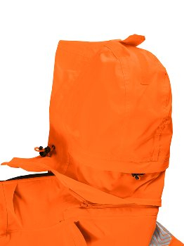 BIG- 4Protect Warn- Wetterschutz- Blouson NEWARK, Farbe: leuchtorange/ grau