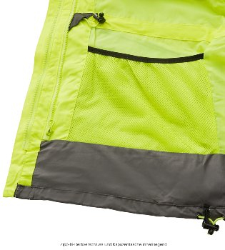BIG-4-Protect-Warn-Wetterschutz-Jacke, Tampa, leuchtgelb